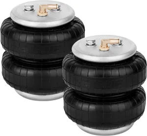 RETRUE Rear Universal Air Suspension Spring Air Bag 5000 Lbs of Load Leveling Capacity with Air Fitting and Bolts, Universal for Ford Chevy GMC Dodge, 2Pcs
