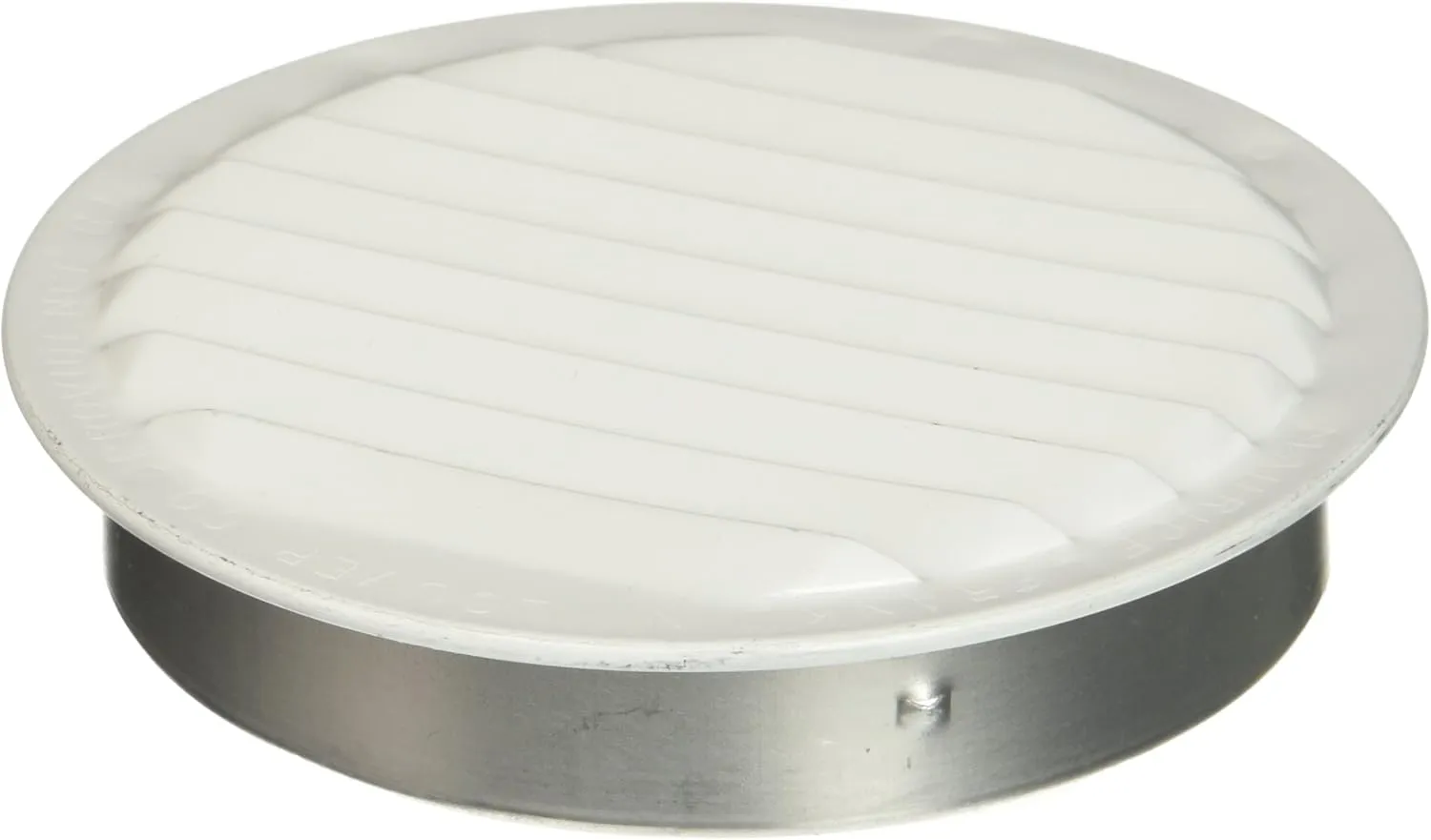 RLW-100 4, 4-Inch Mini Round Aluminum Insect Proof Mini Louvers With Screen, White (Pack of 4)