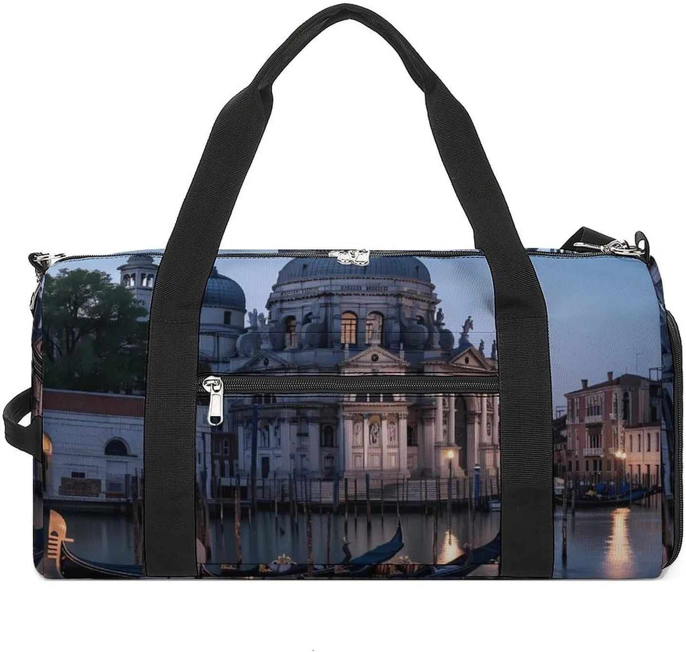 Roman Catholic Santa Maria Salute Venice Italy Gym Bag for Men Women Lightweight Duffel Bag Sports Workout Bag for Travel Yoga