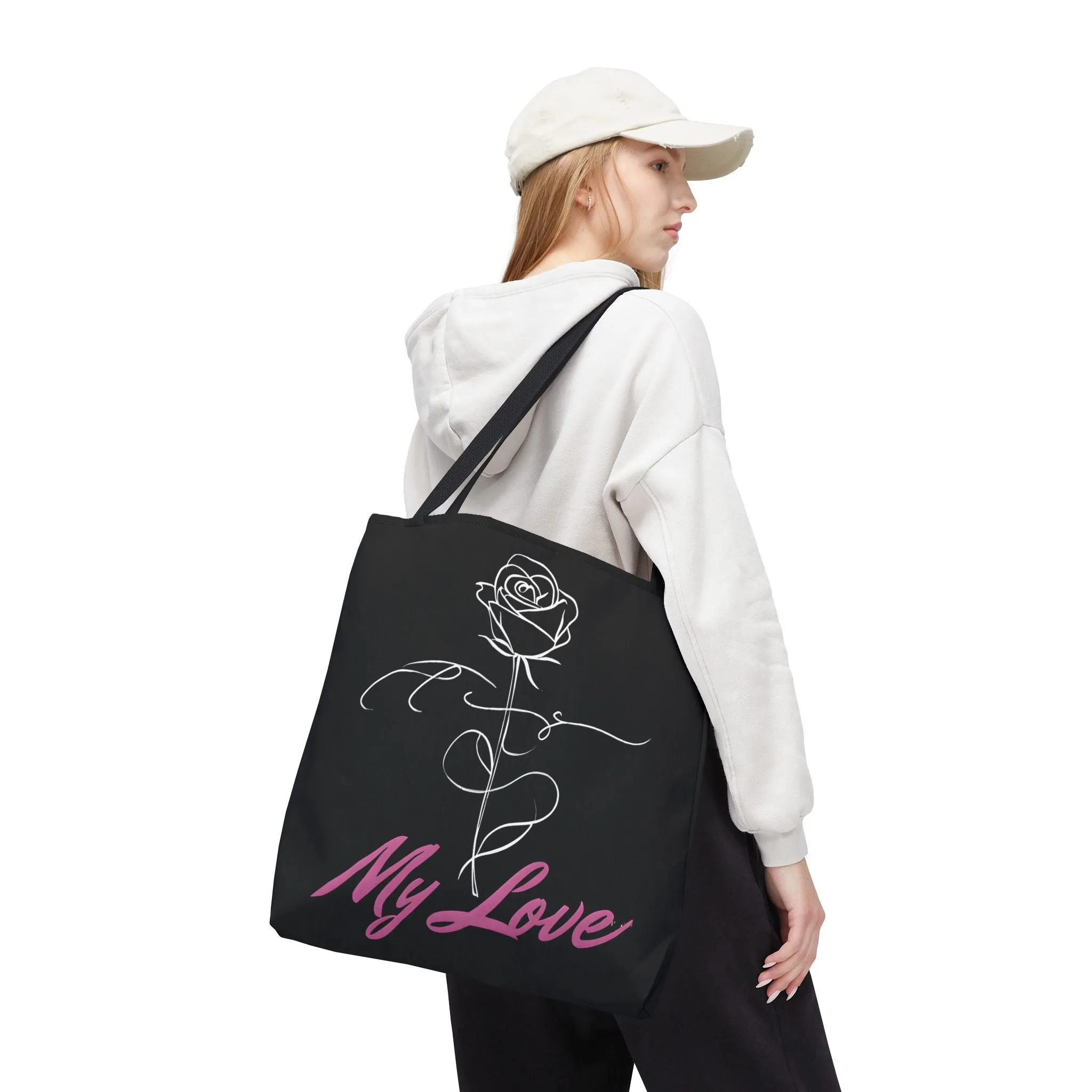 Romantic My Love Tote Bag (AOP)