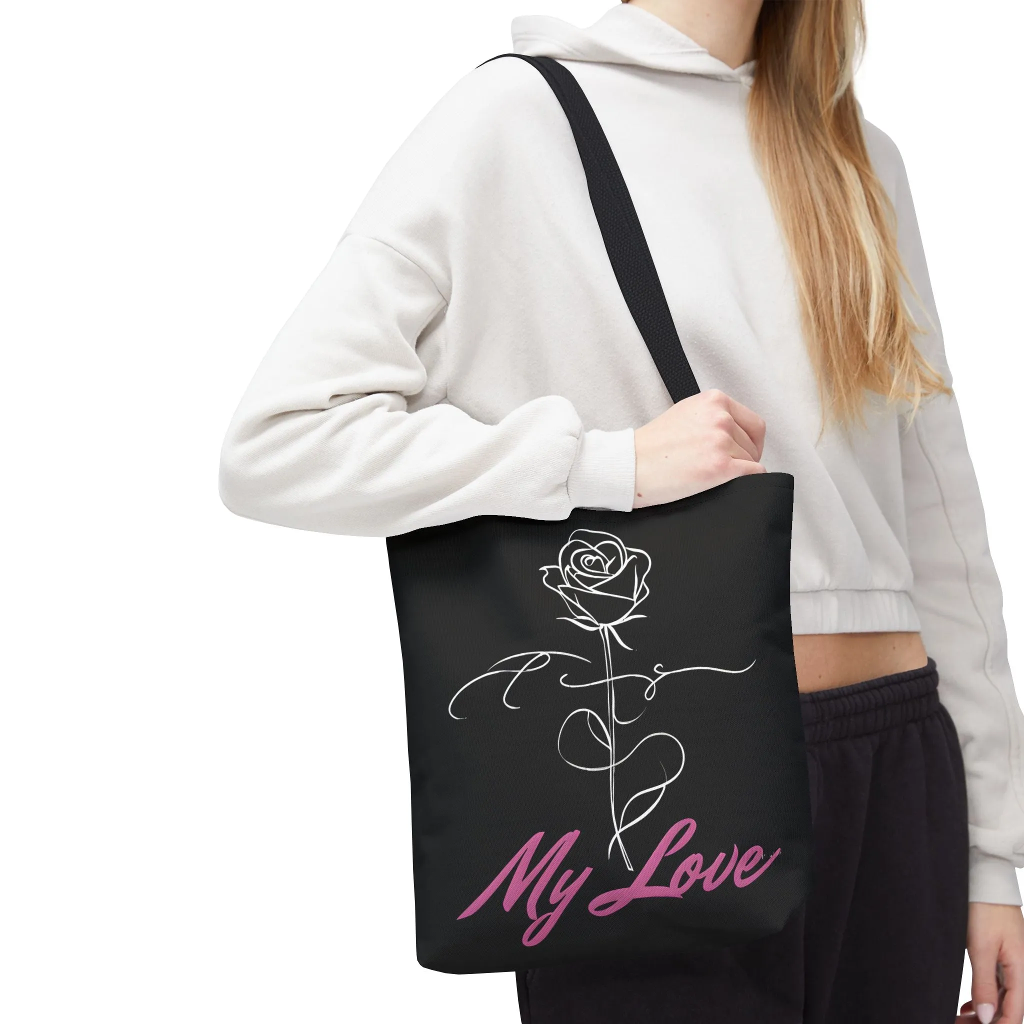 Romantic My Love Tote Bag (AOP)