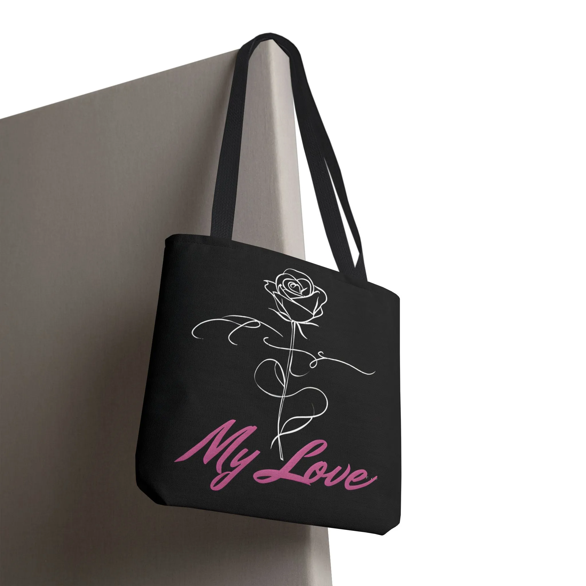 Romantic My Love Tote Bag (AOP)