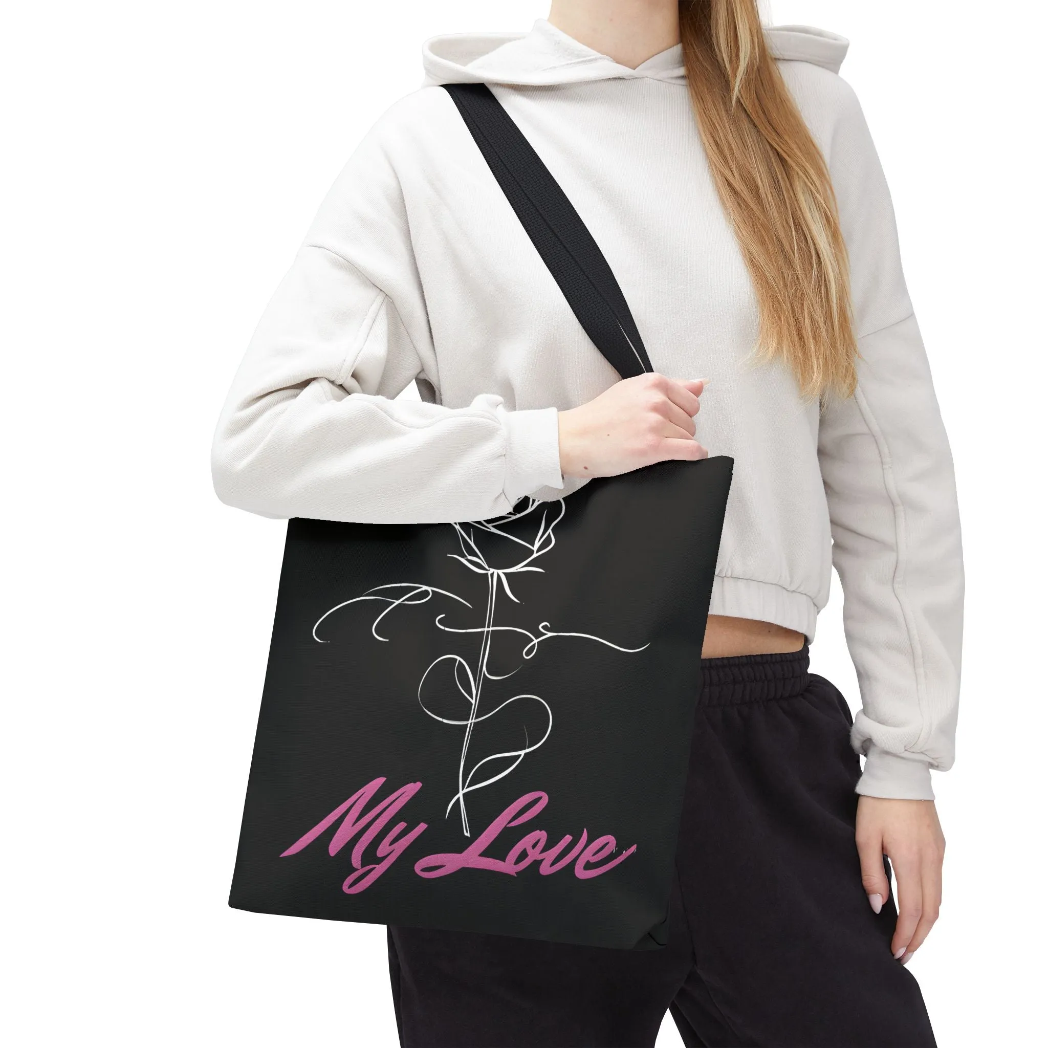 Romantic My Love Tote Bag (AOP)