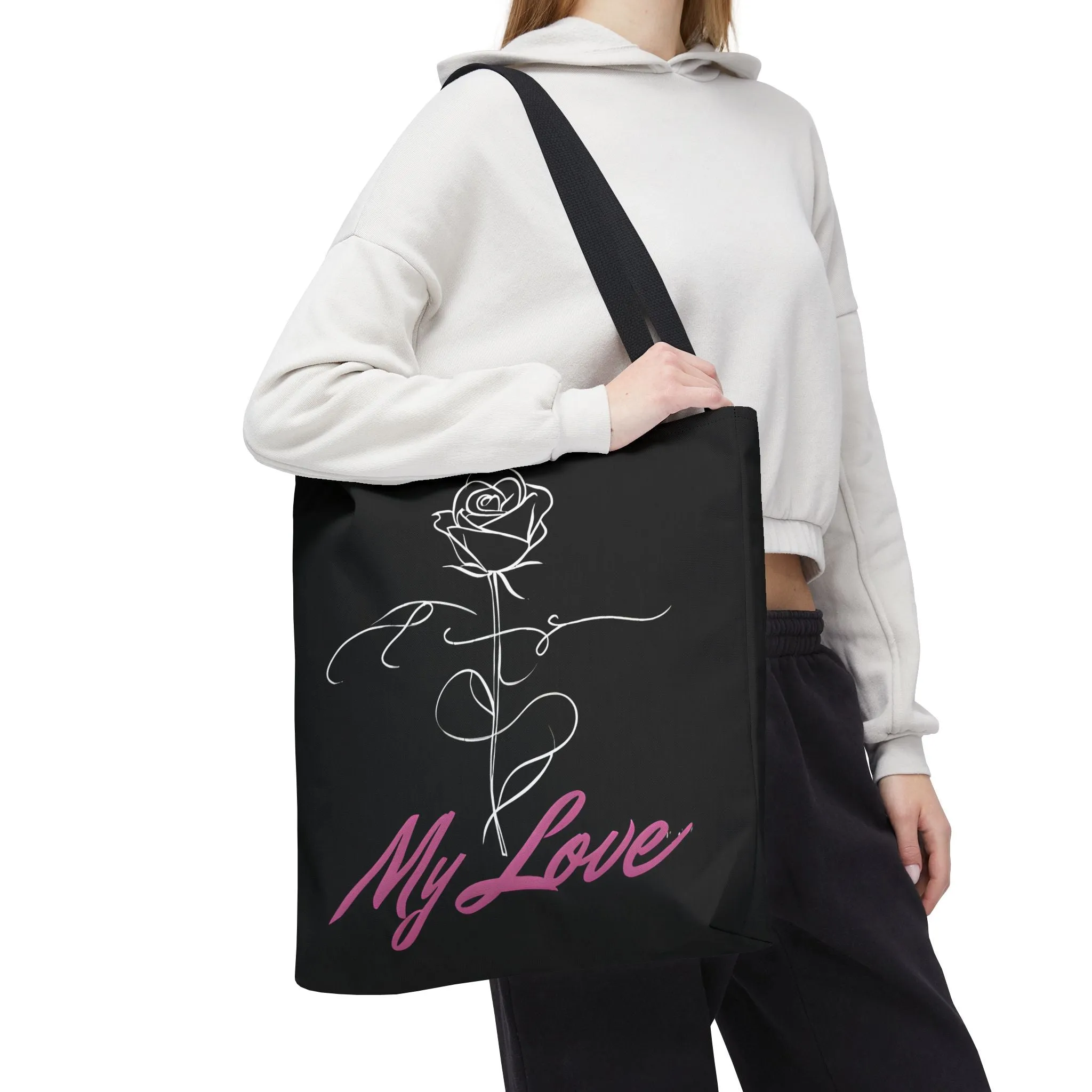 Romantic My Love Tote Bag (AOP)