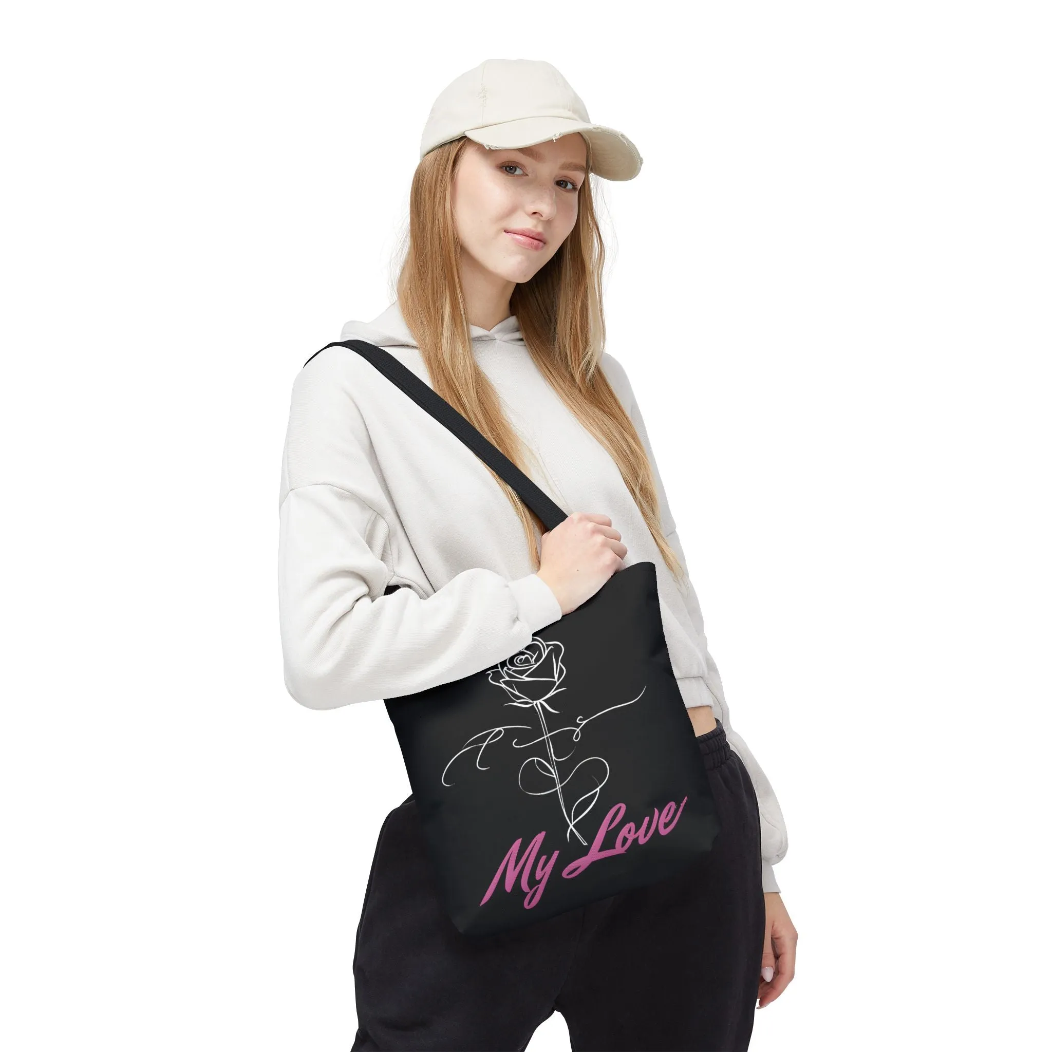 Romantic My Love Tote Bag (AOP)
