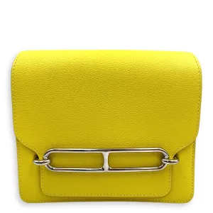 Roulis Mini Lime in Evercolor, Palladium hardware