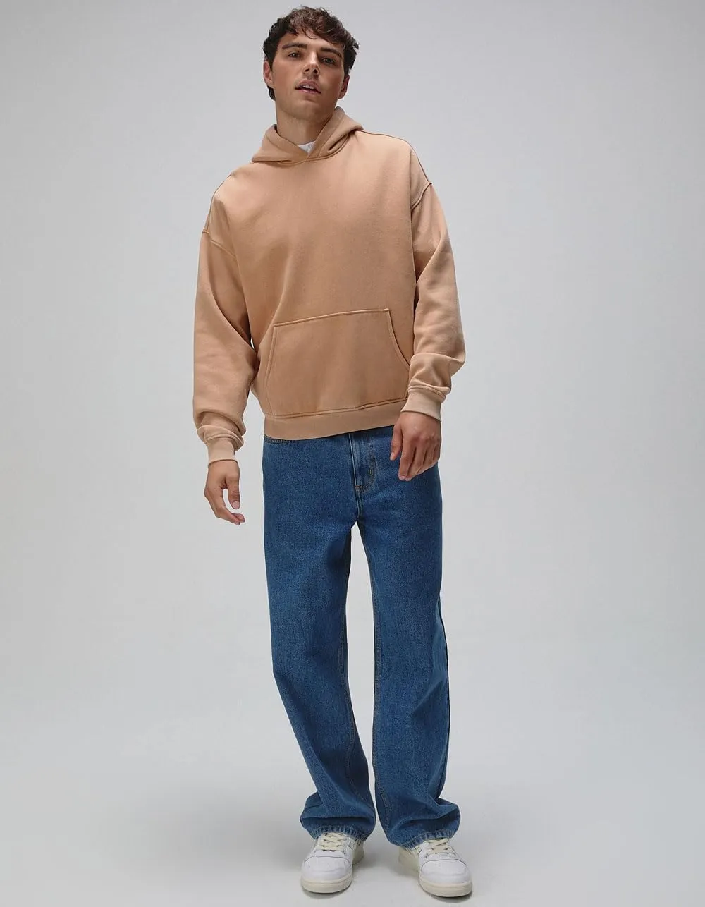 Rsq Mens Washed Oversized Hoodie
