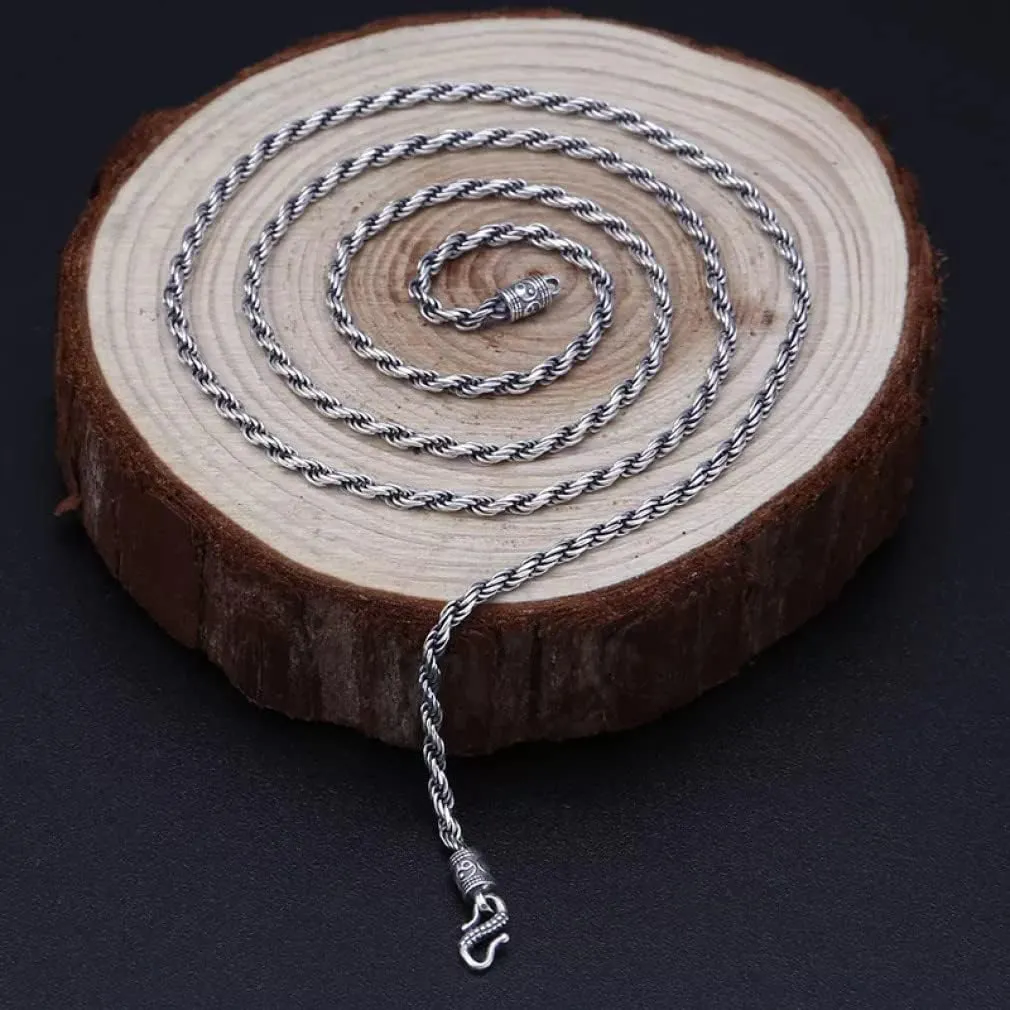 s925 Necklaces 1.8mm Chain Men Jewelry accessorice Solid Chain jewelries Necklaces