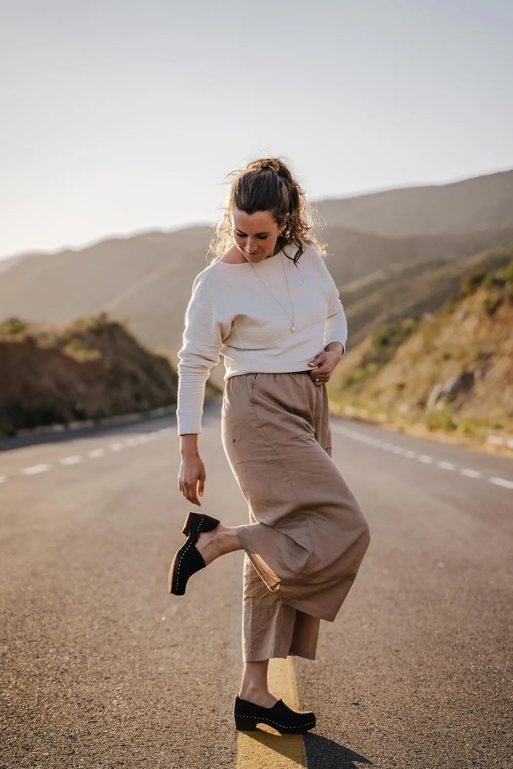 Sandgrens Handmade Swedish Wood Closed-Back Clogs for Women | Brett Low