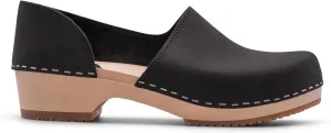 Sandgrens Handmade Swedish Wood Closed-Back Clogs for Women | Brett Low