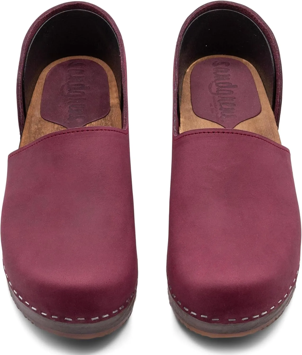 Sandgrens Handmade Swedish Wood Closed-Back Clogs for Women | Brett Low