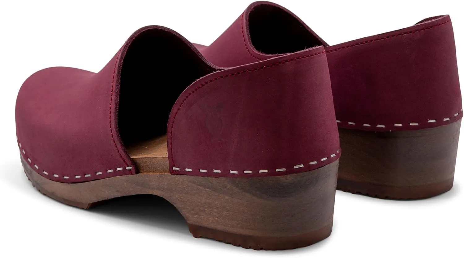 Sandgrens Handmade Swedish Wood Closed-Back Clogs for Women | Brett Low