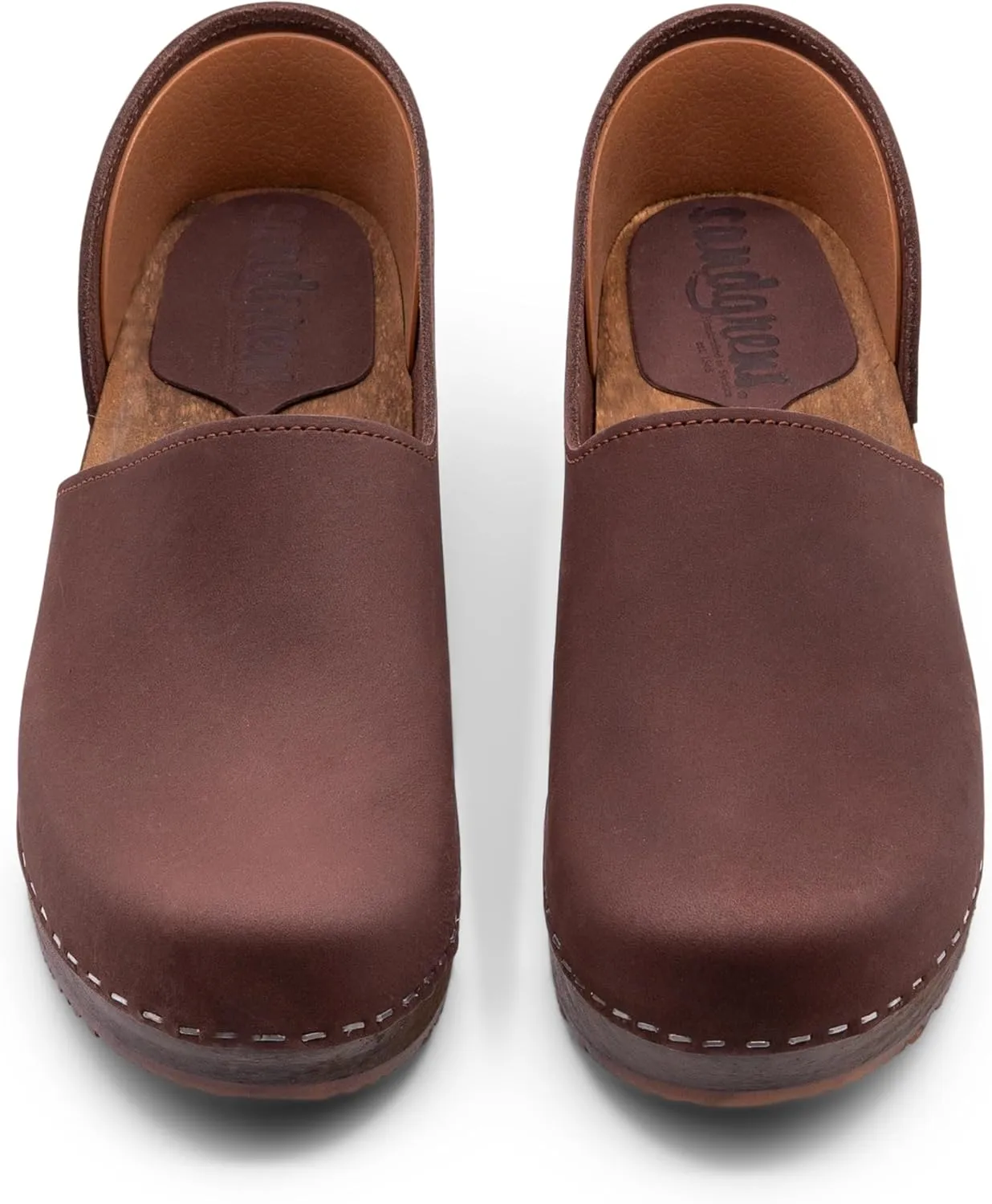 Sandgrens Handmade Swedish Wood Closed-Back Clogs for Women | Brett Low