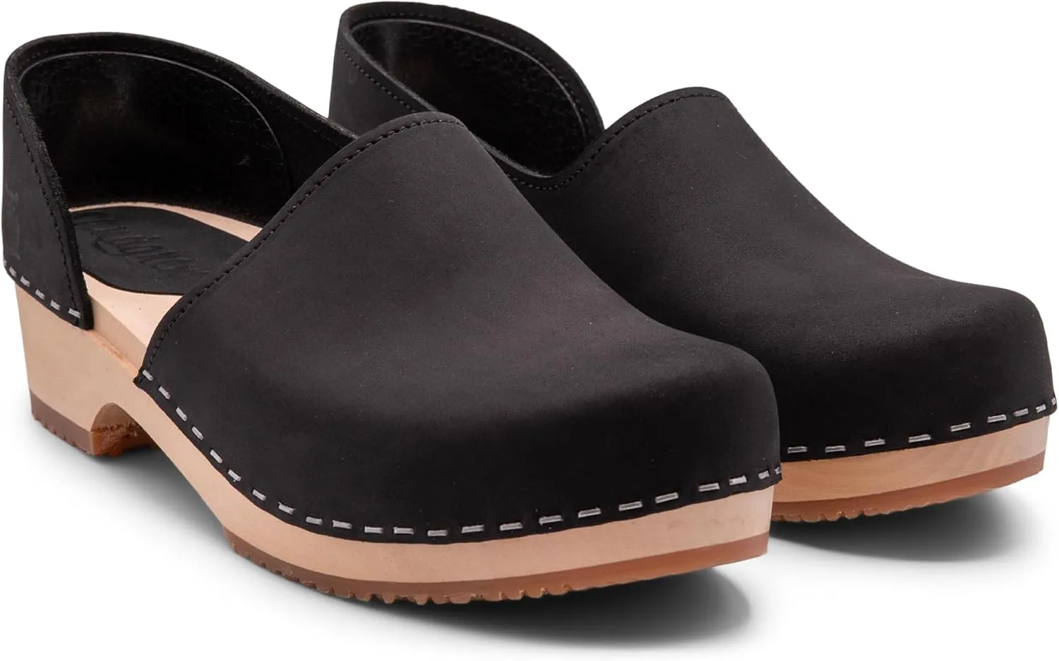 Sandgrens Handmade Swedish Wood Closed-Back Clogs for Women | Brett Low