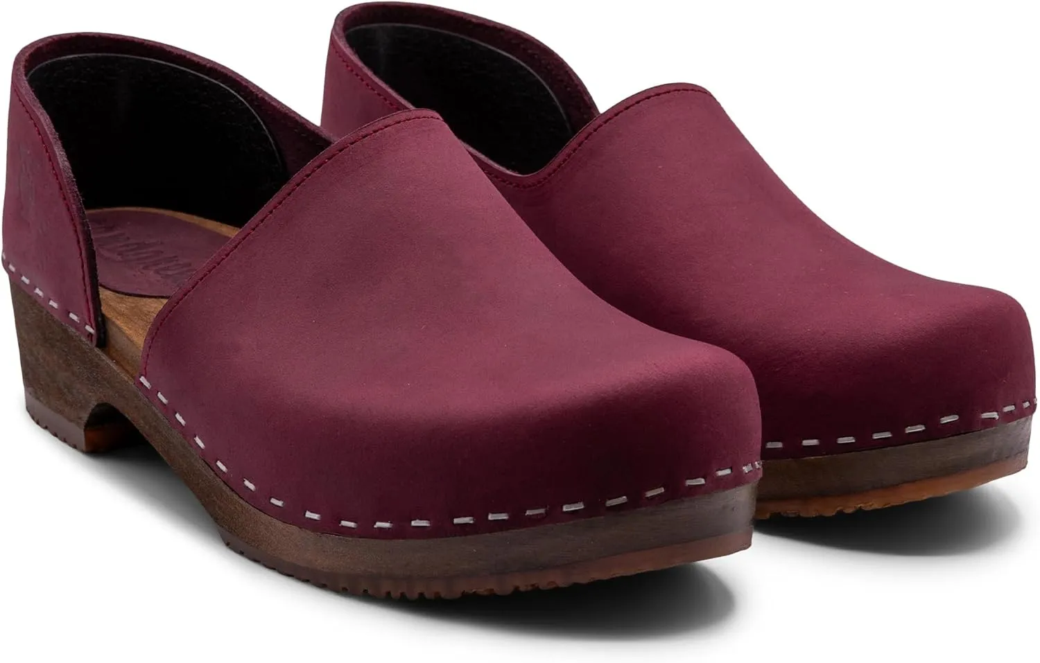 Sandgrens Handmade Swedish Wood Closed-Back Clogs for Women | Brett Low