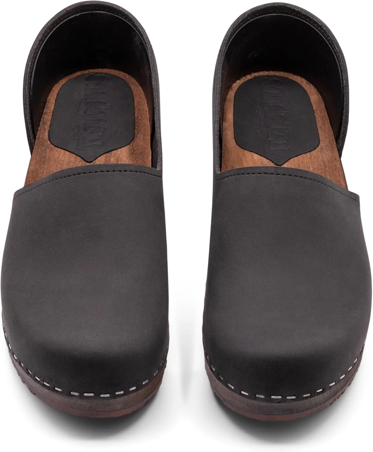 Sandgrens Handmade Swedish Wood Closed-Back Clogs for Women | Brett Low