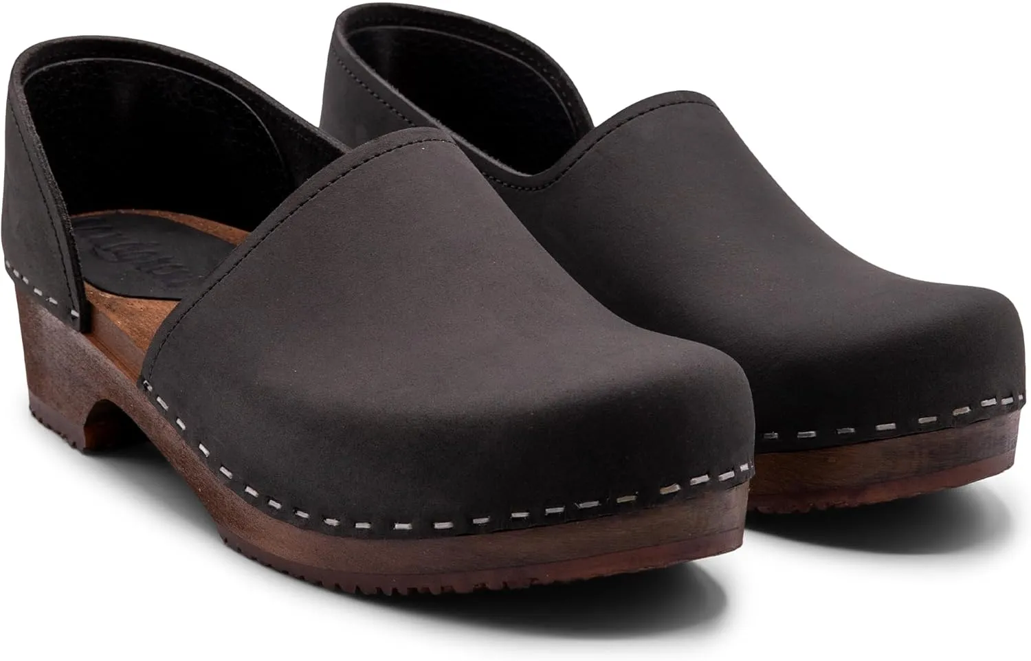 Sandgrens Handmade Swedish Wood Closed-Back Clogs for Women | Brett Low