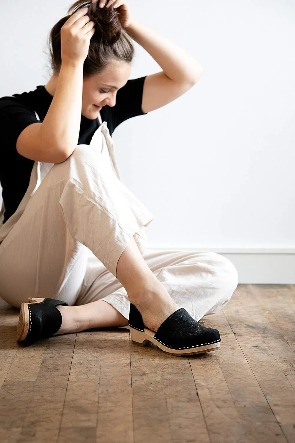 Sandgrens Handmade Swedish Wood Closed-Back Clogs for Women | Brett Low