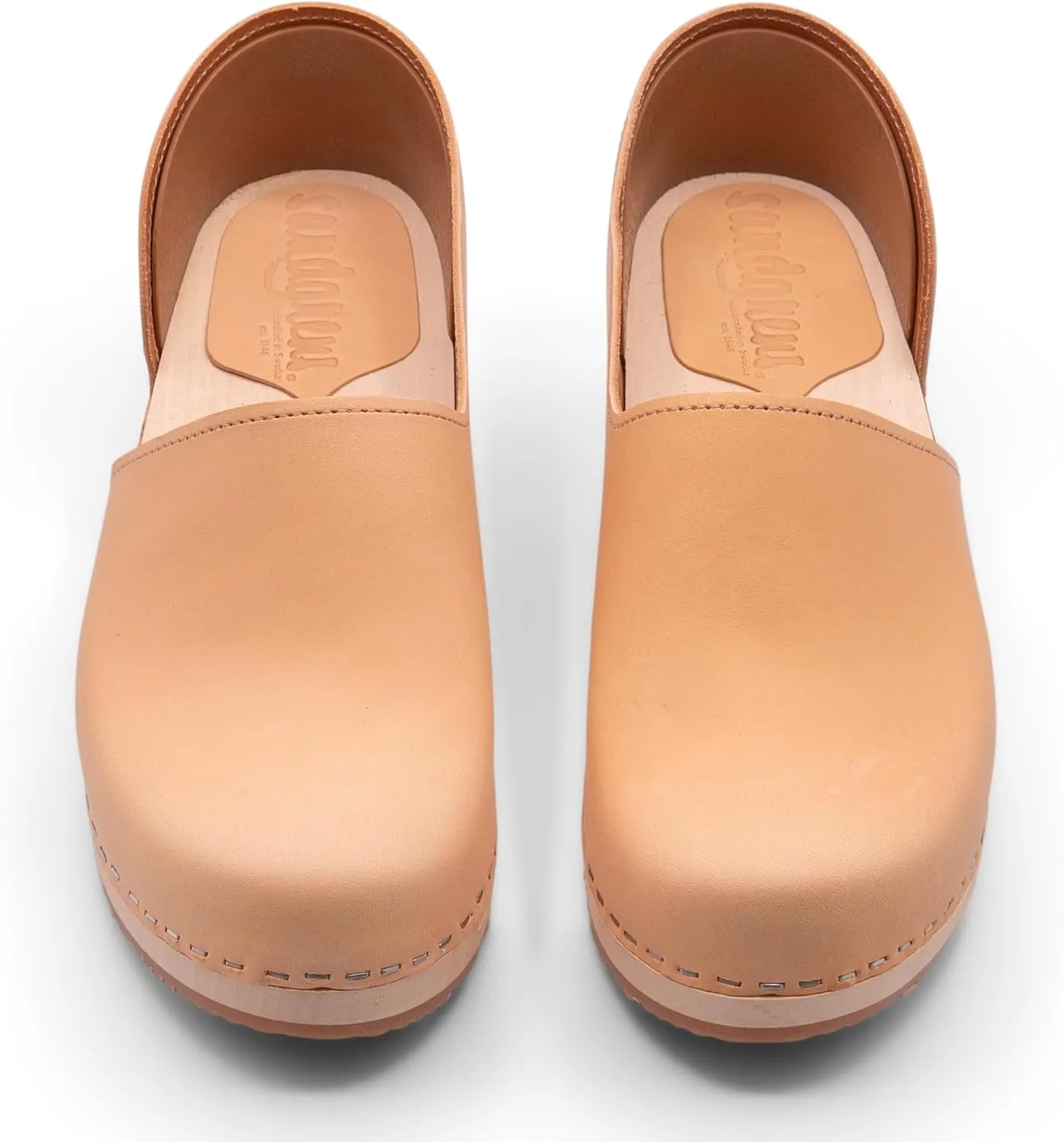 Sandgrens Handmade Swedish Wood Closed-Back Clogs for Women | Brett Low