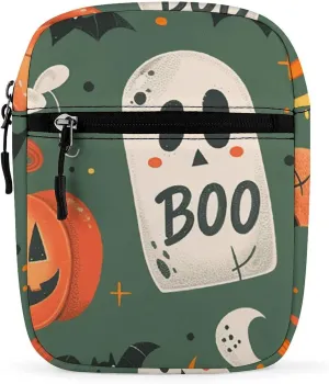 Satchel Tote Bag Messenger Bag Tombstones And Skulls Printed Mini Sling Bag Purse Suitable for Work Travel