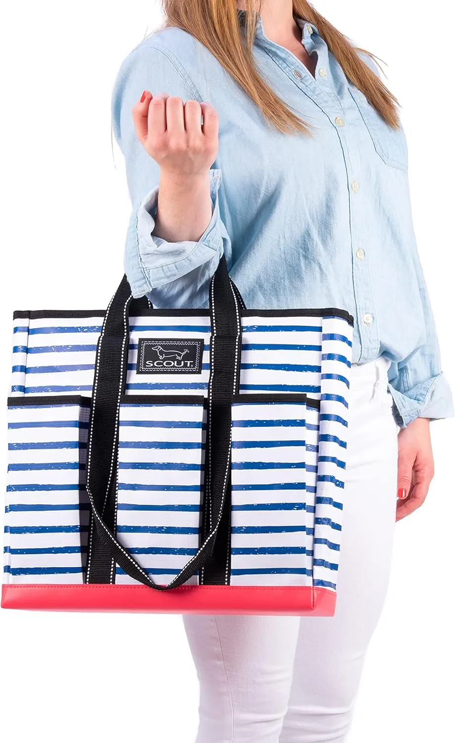 SCOUT Pocket Rocket - Work Tote For Women - 6 Exterior Pockets - Large Travel, Nurse, Teacher, Mom Bag