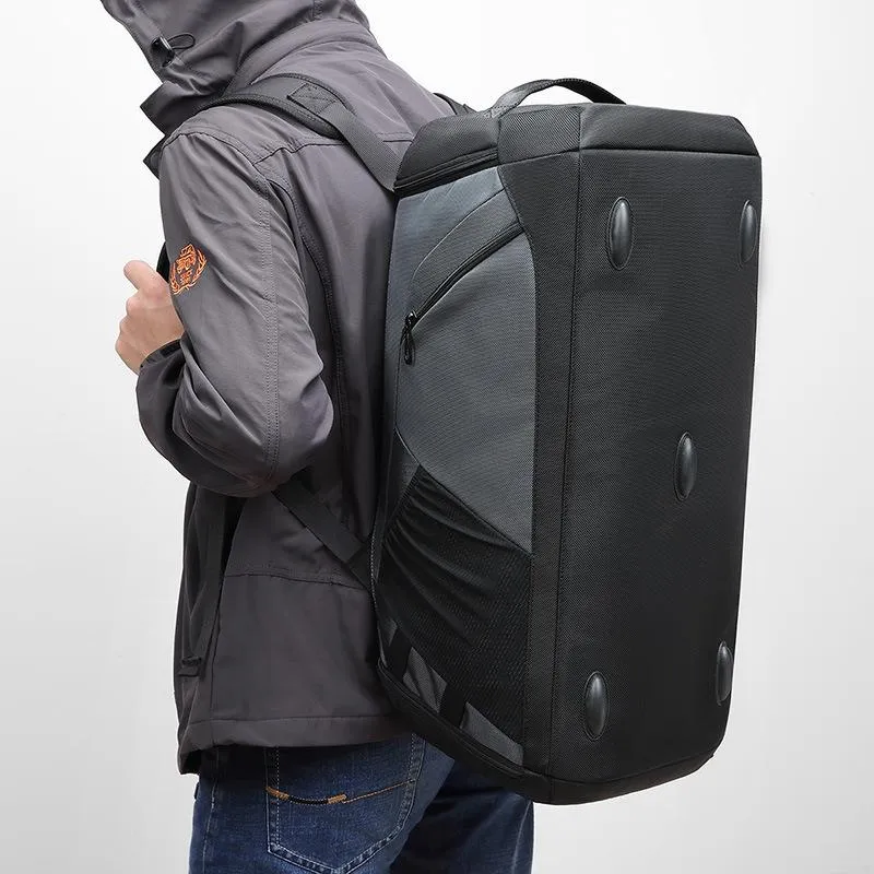 Separate Wet / Dry Large Gym Bag - Blue