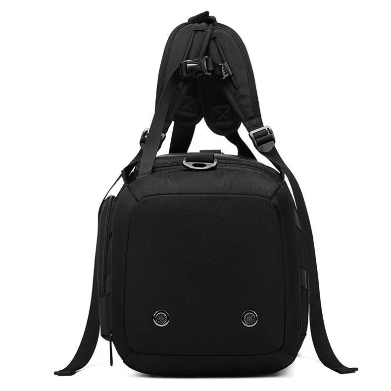 Separate Wet / Dry Large Gym Bag - Grey