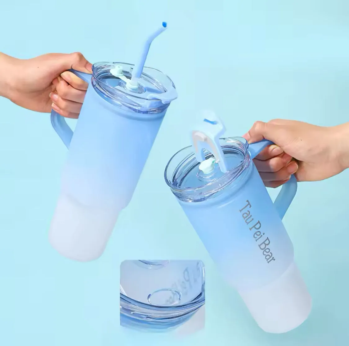 Set of 3 Large Capacity Sports Water Bottle