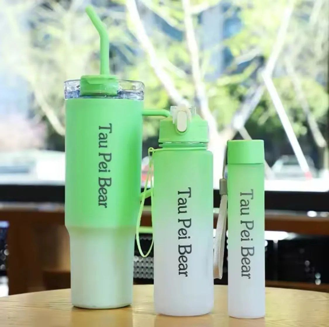 Set of 3 Large Capacity Sports Water Bottle