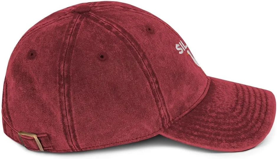 Silly Goose Hat (Embroidered Vintage Cotton Twill Cap) Funny Cartoon Goose Hats