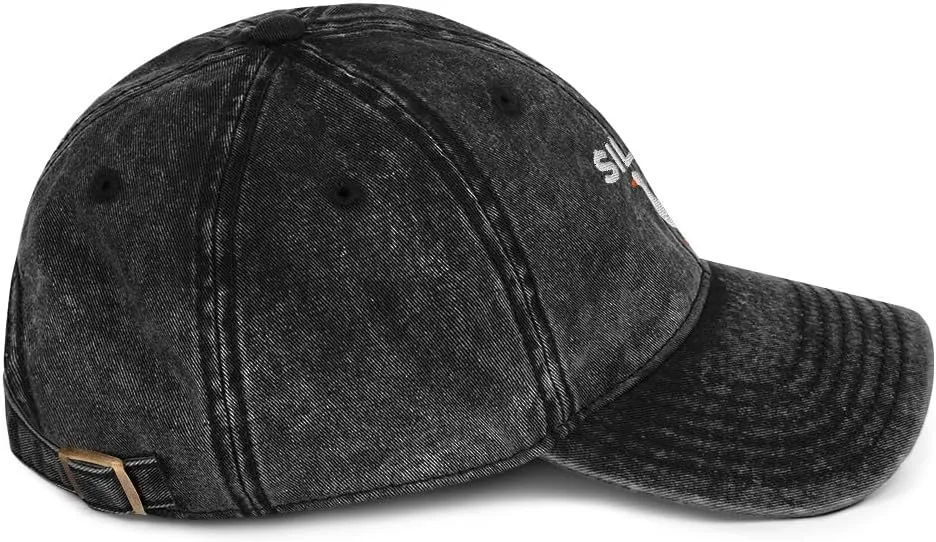 Silly Goose Hat (Embroidered Vintage Cotton Twill Cap) Funny Cartoon Goose Hats