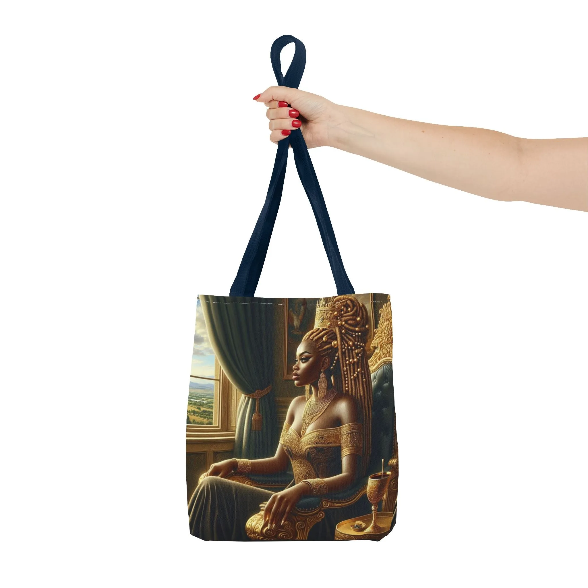 Sitting Queen Tote Bag (AOP) #T6