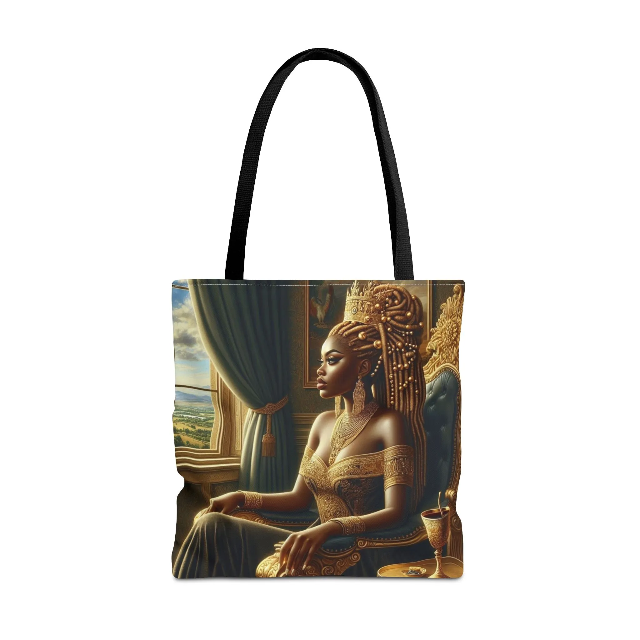 Sitting Queen Tote Bag (AOP) #T6