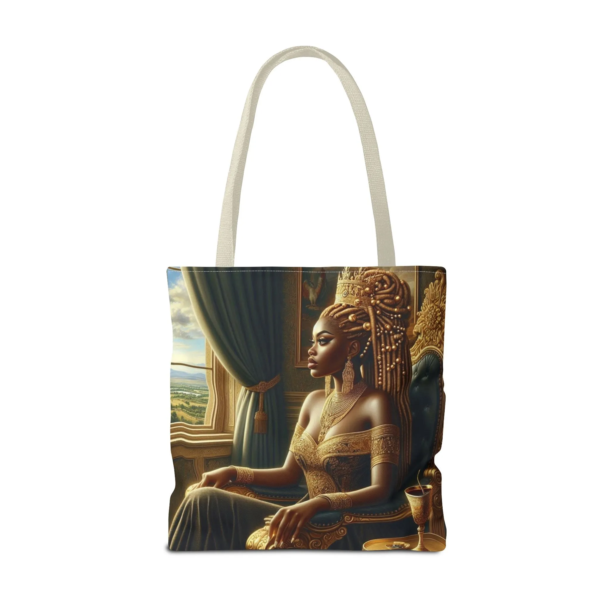 Sitting Queen Tote Bag (AOP) #T6
