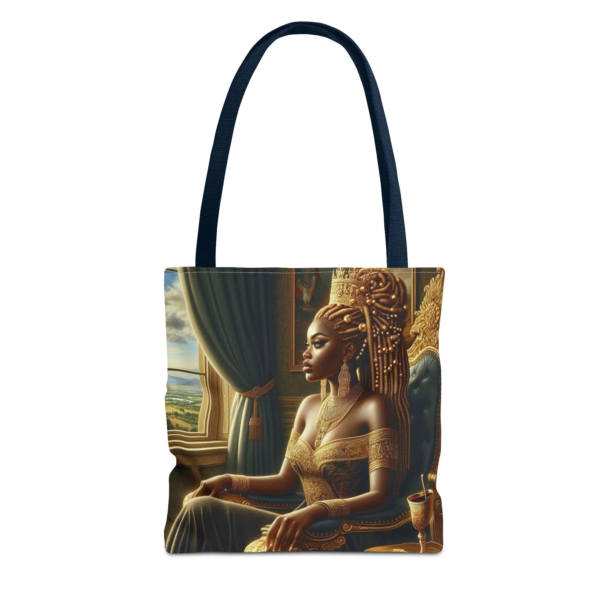 Sitting Queen Tote Bag (AOP) #T6