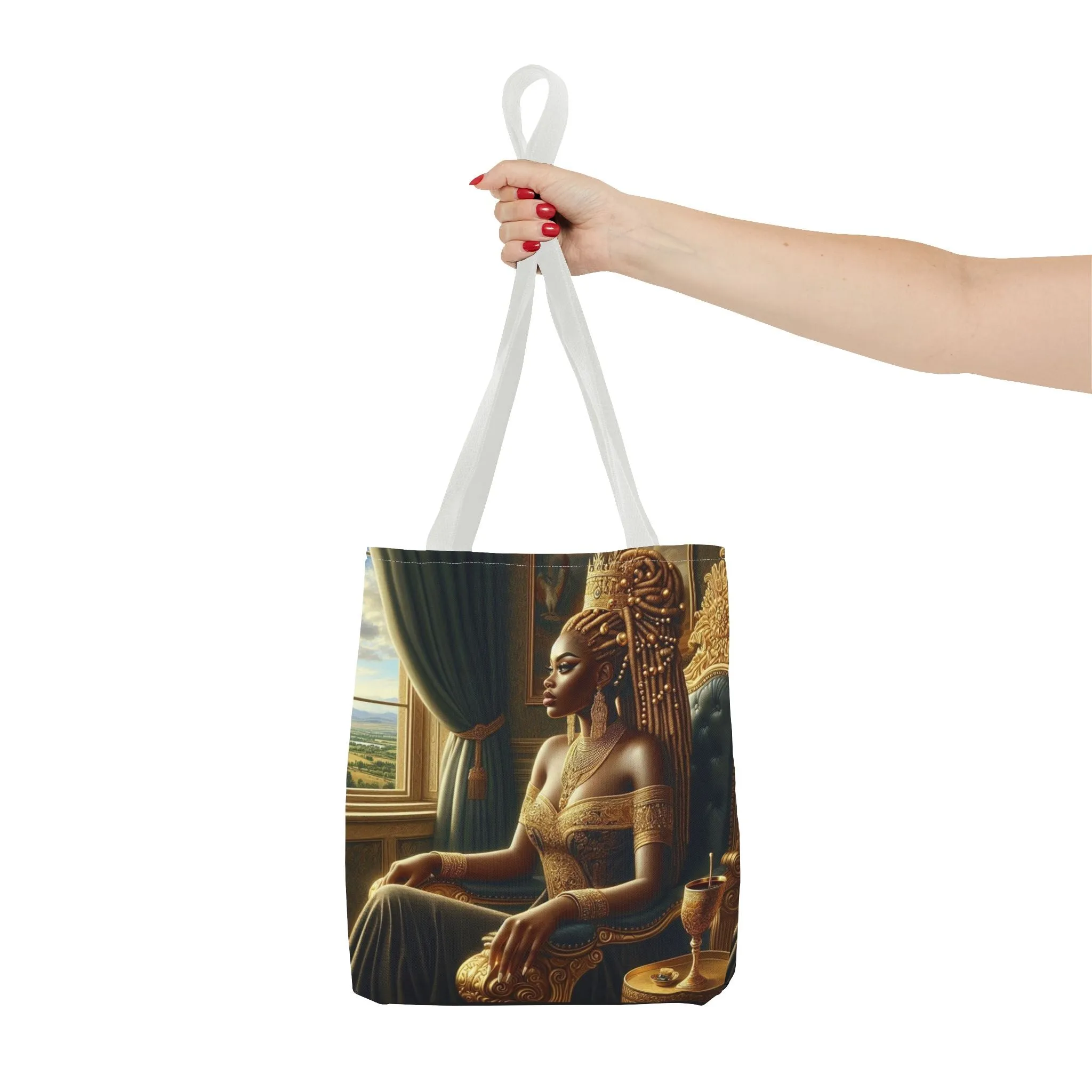 Sitting Queen Tote Bag (AOP) #T6