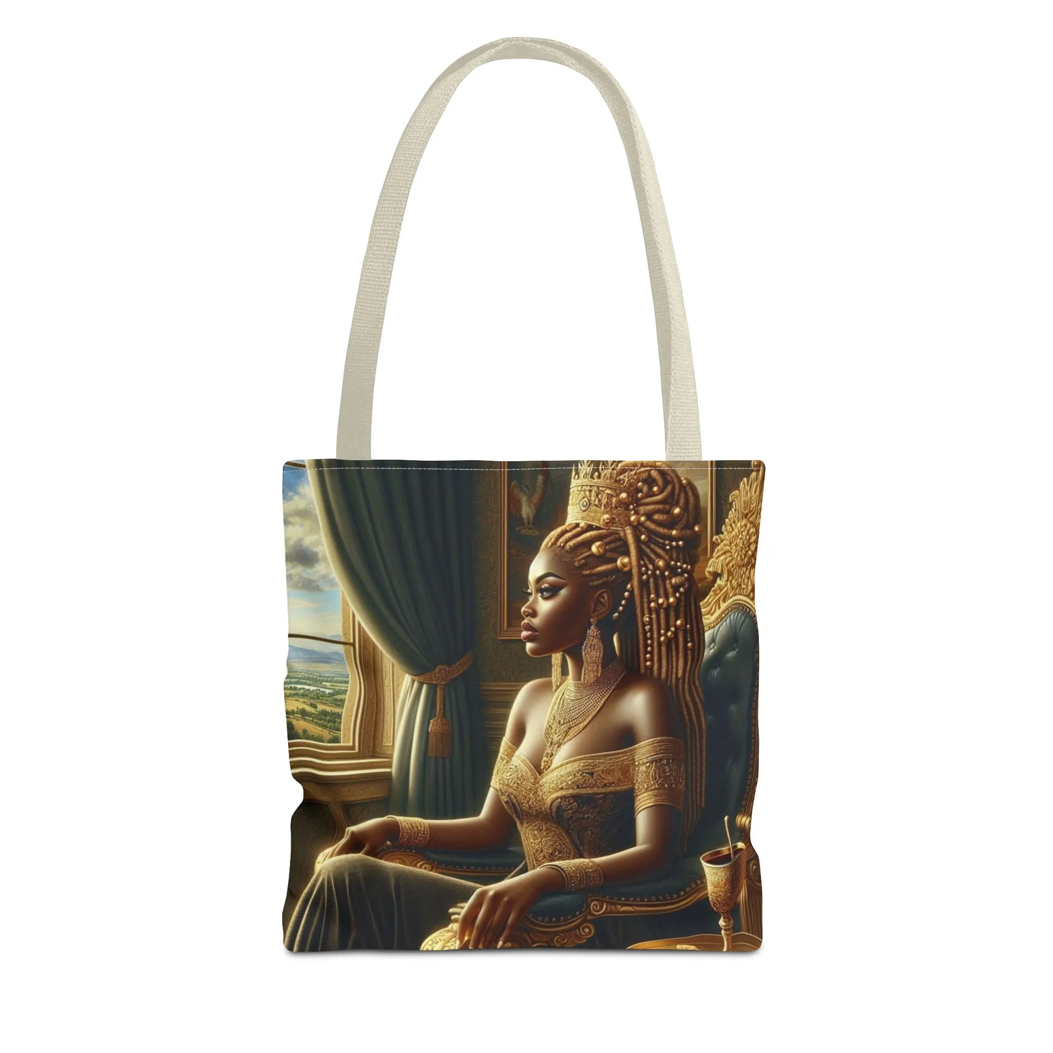 Sitting Queen Tote Bag (AOP) #T6