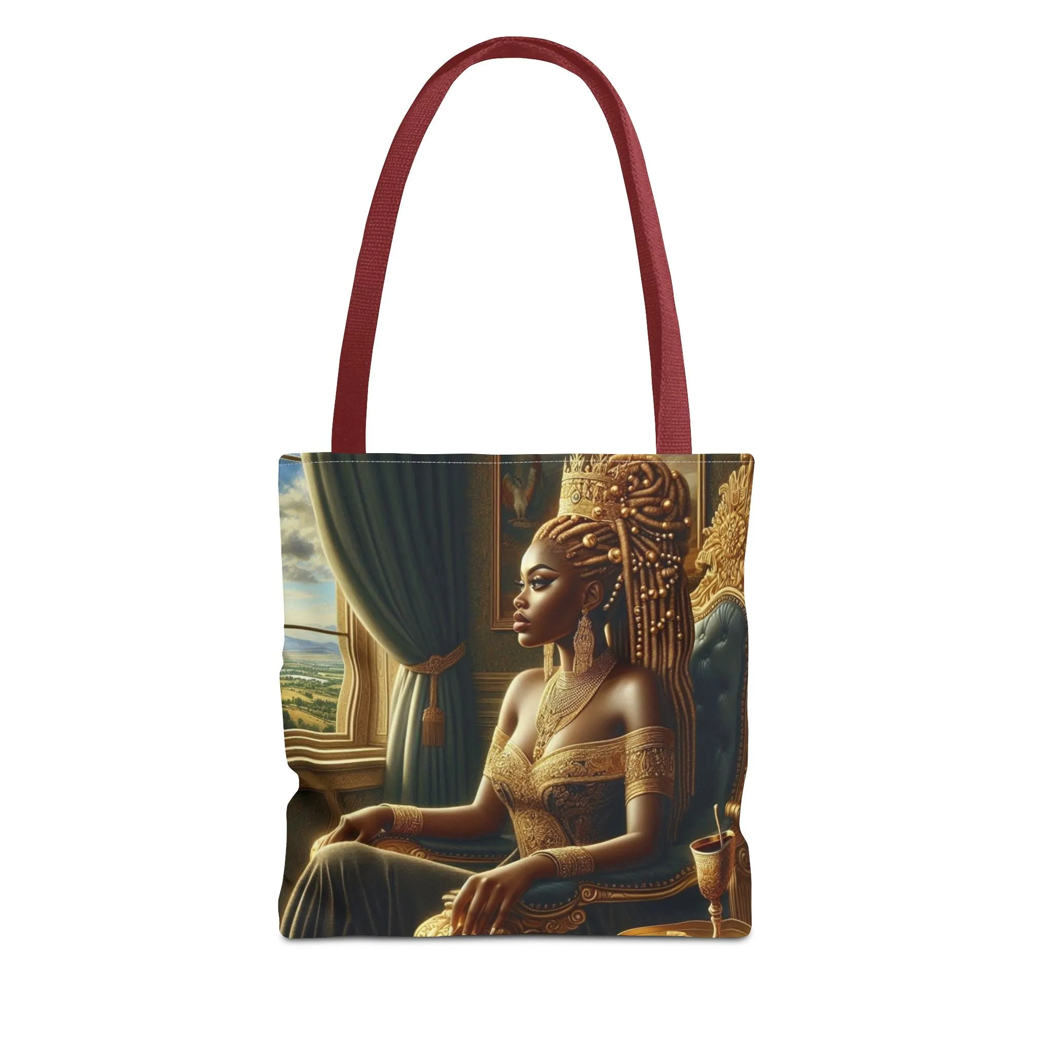 Sitting Queen Tote Bag (AOP) #T6