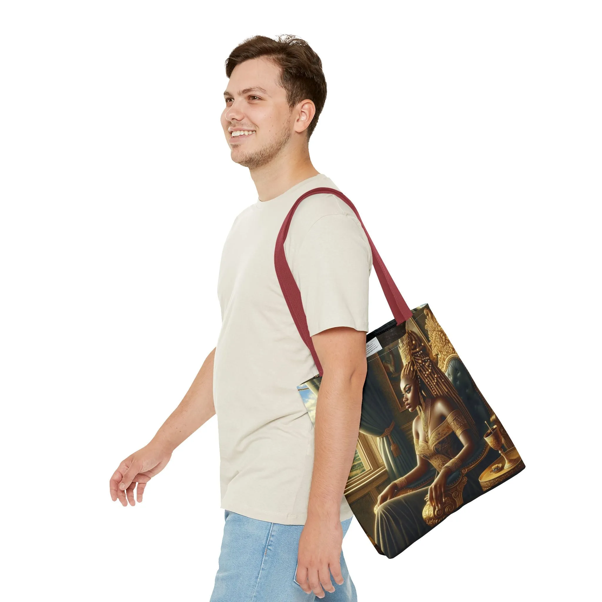 Sitting Queen Tote Bag (AOP) #T6