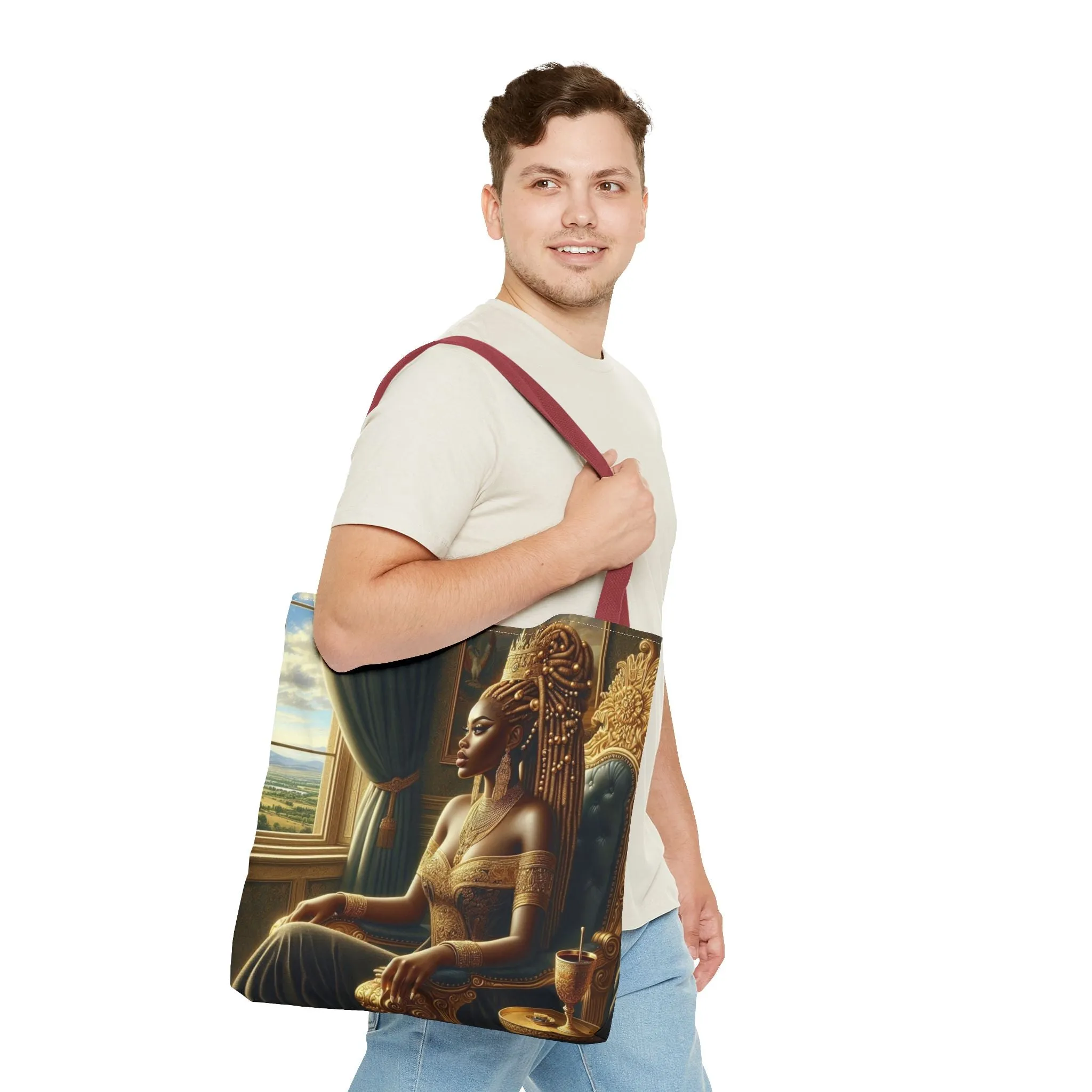 Sitting Queen Tote Bag (AOP) #T6