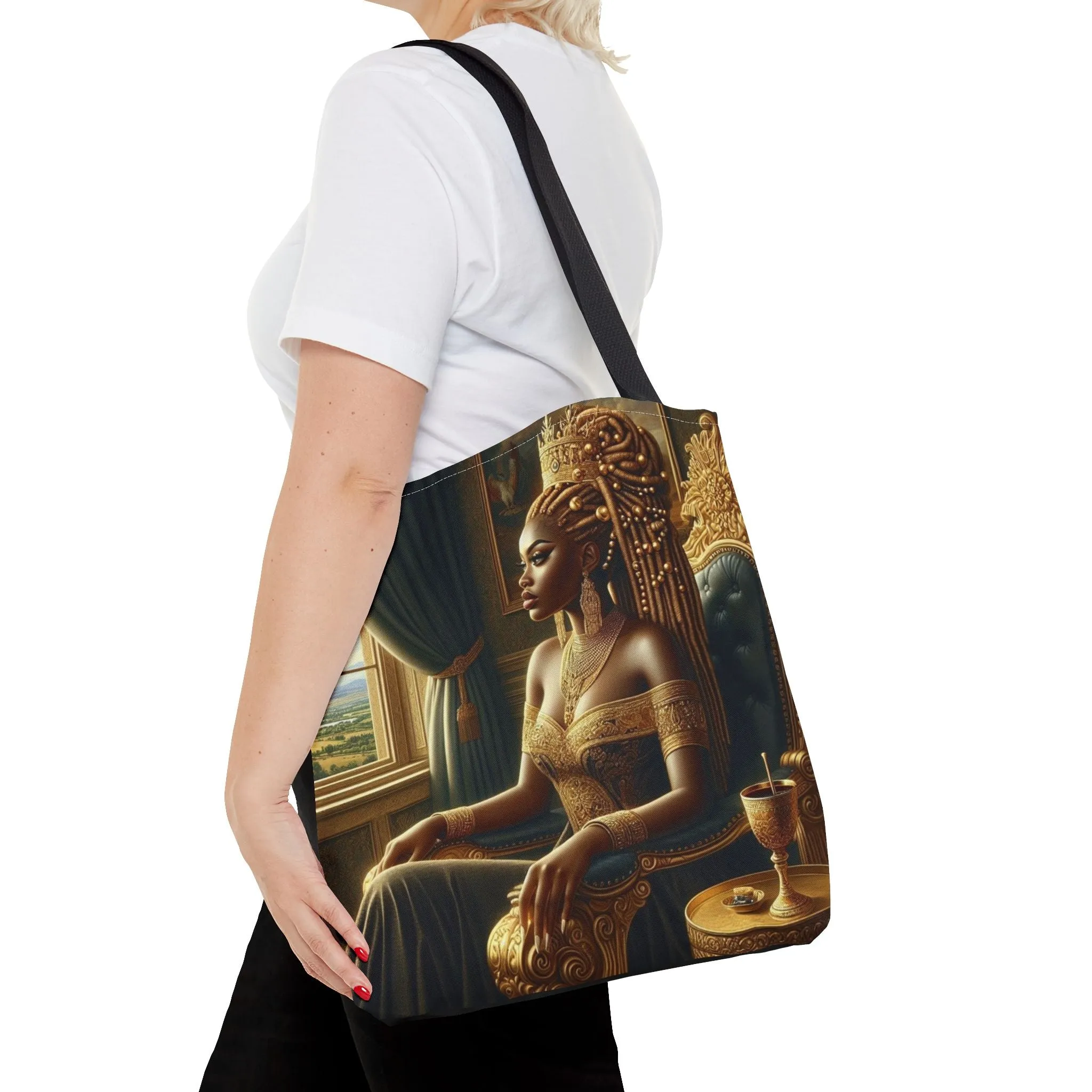 Sitting Queen Tote Bag (AOP) #T6