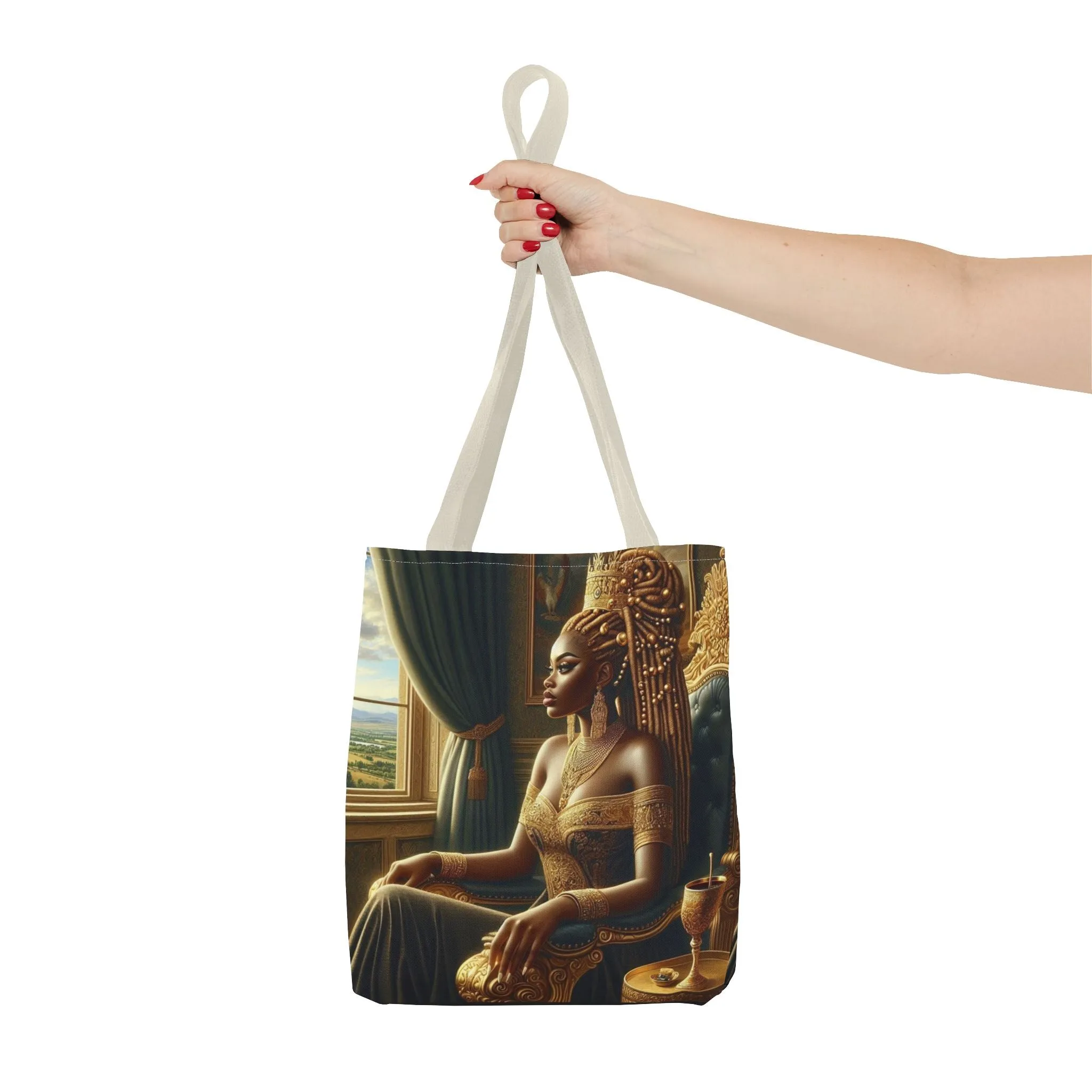 Sitting Queen Tote Bag (AOP) #T6