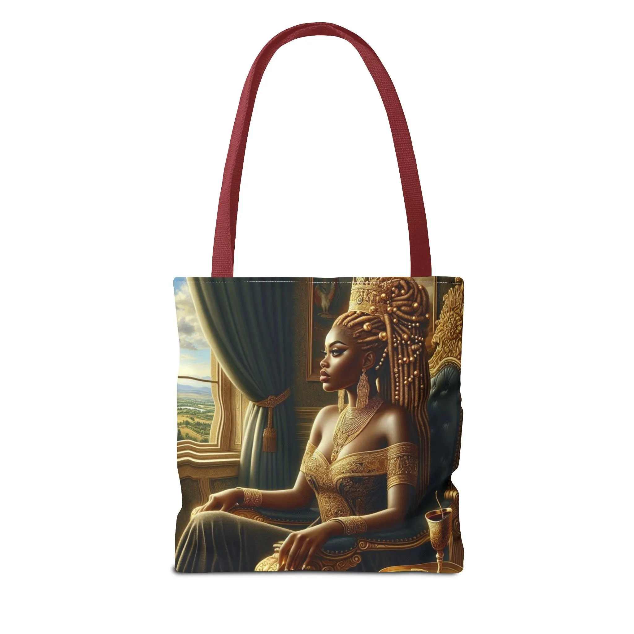 Sitting Queen Tote Bag (AOP) #T6