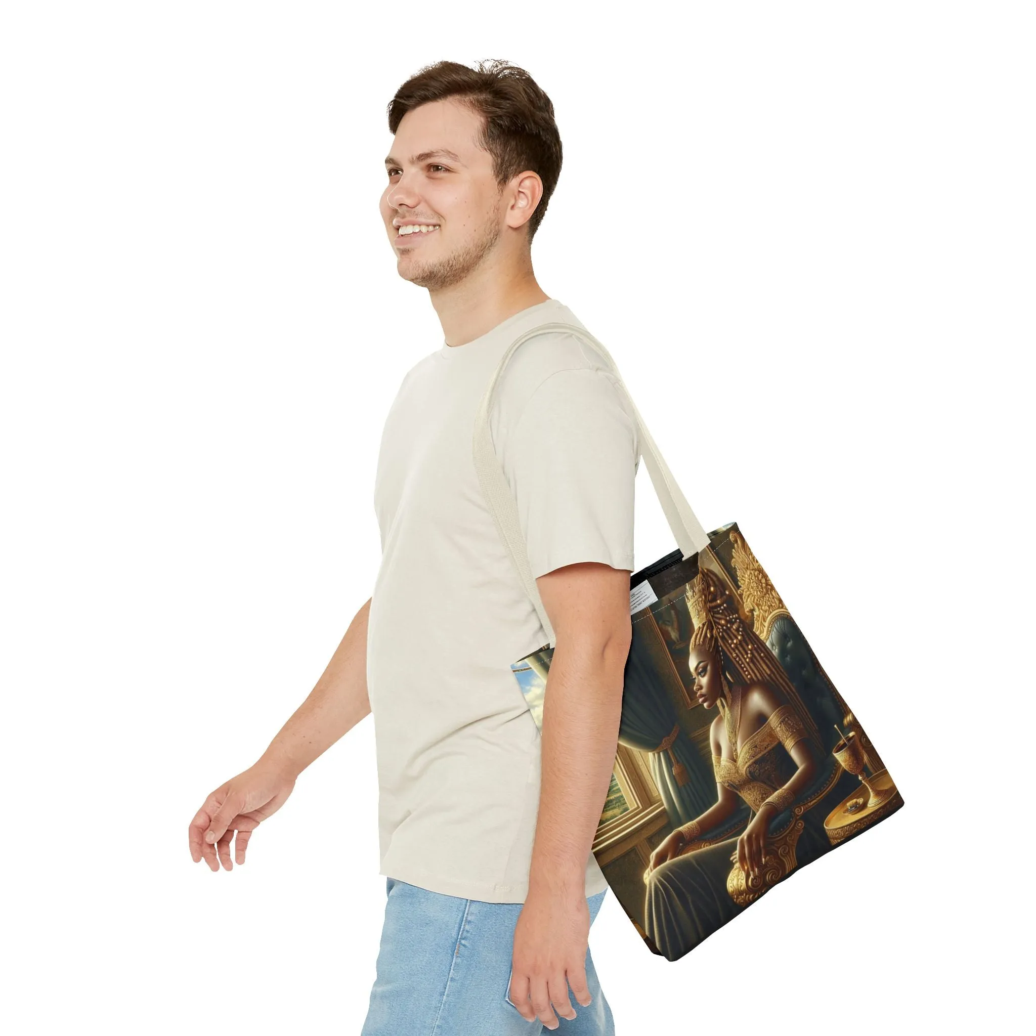 Sitting Queen Tote Bag (AOP) #T6
