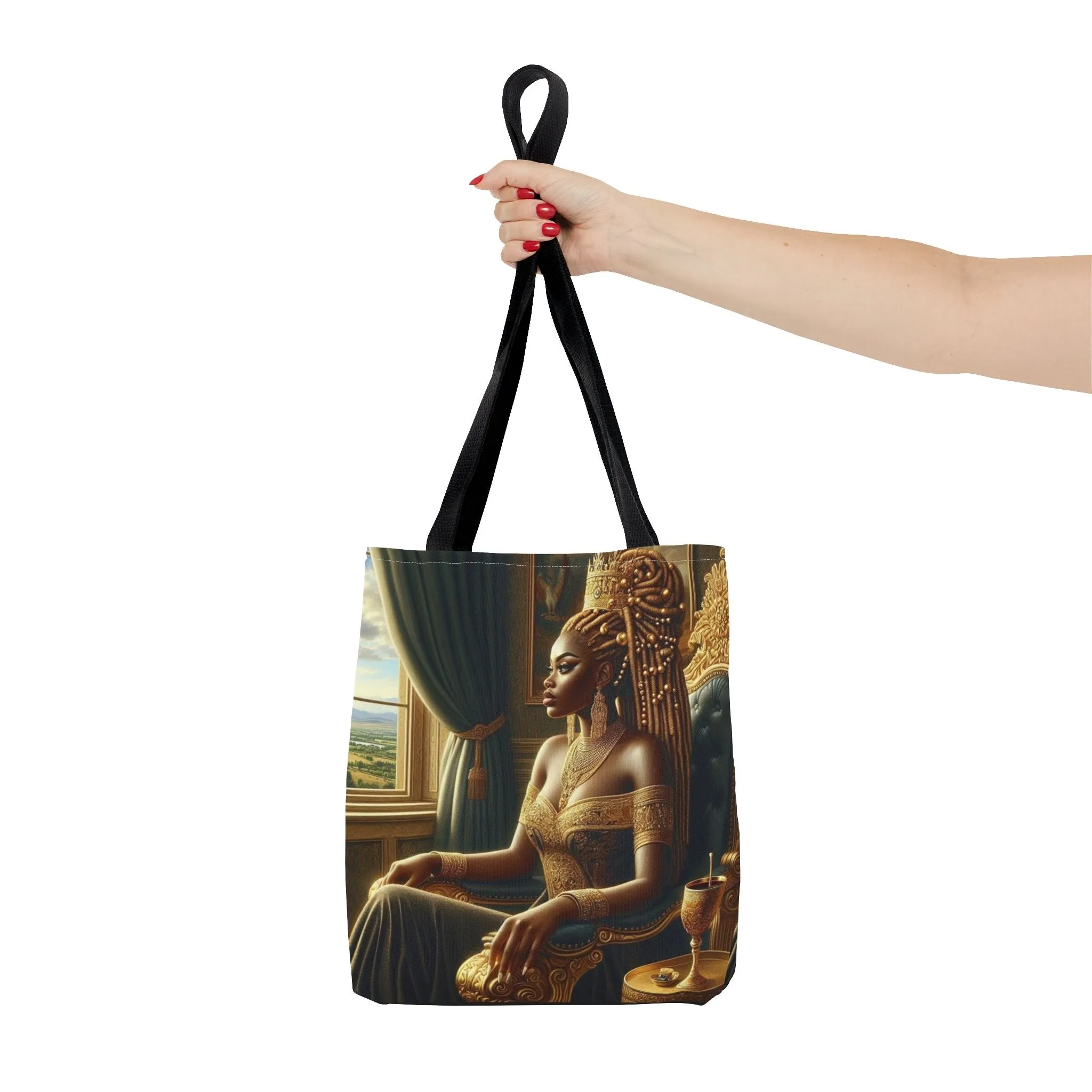 Sitting Queen Tote Bag (AOP) #T6