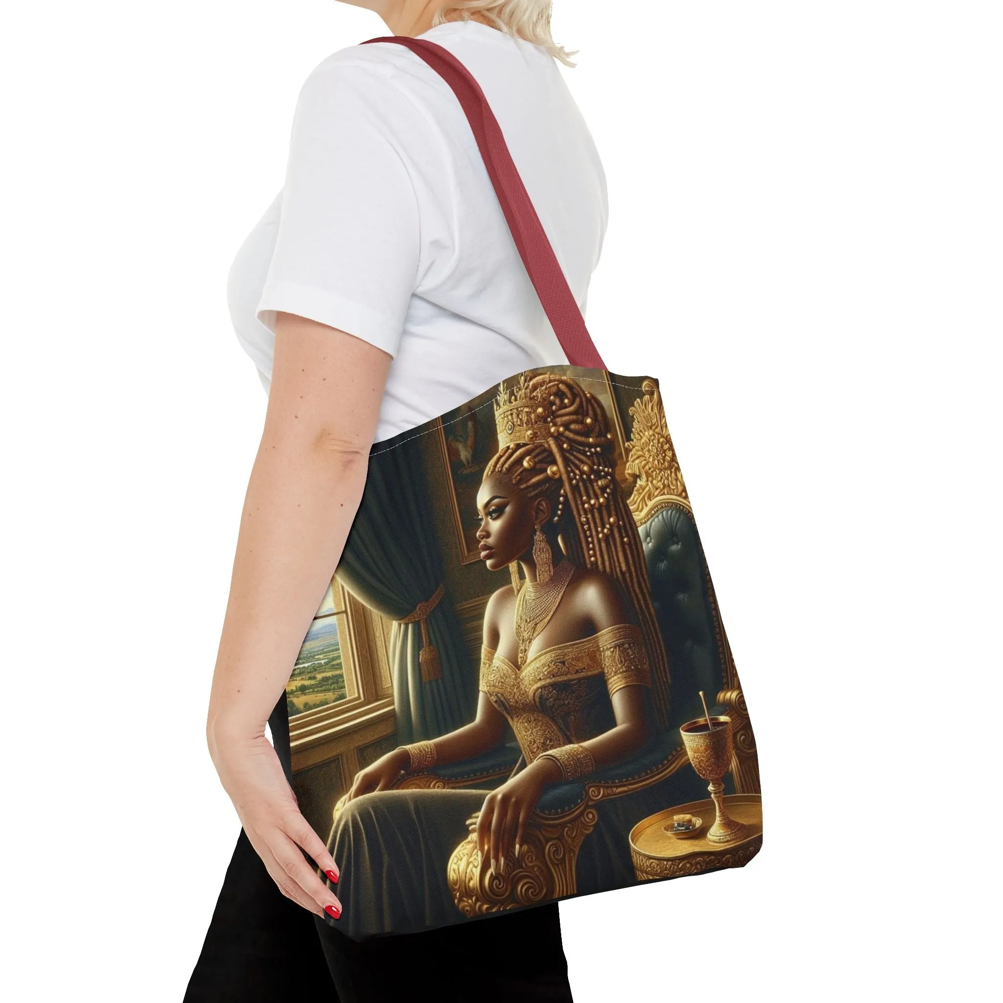 Sitting Queen Tote Bag (AOP) #T6