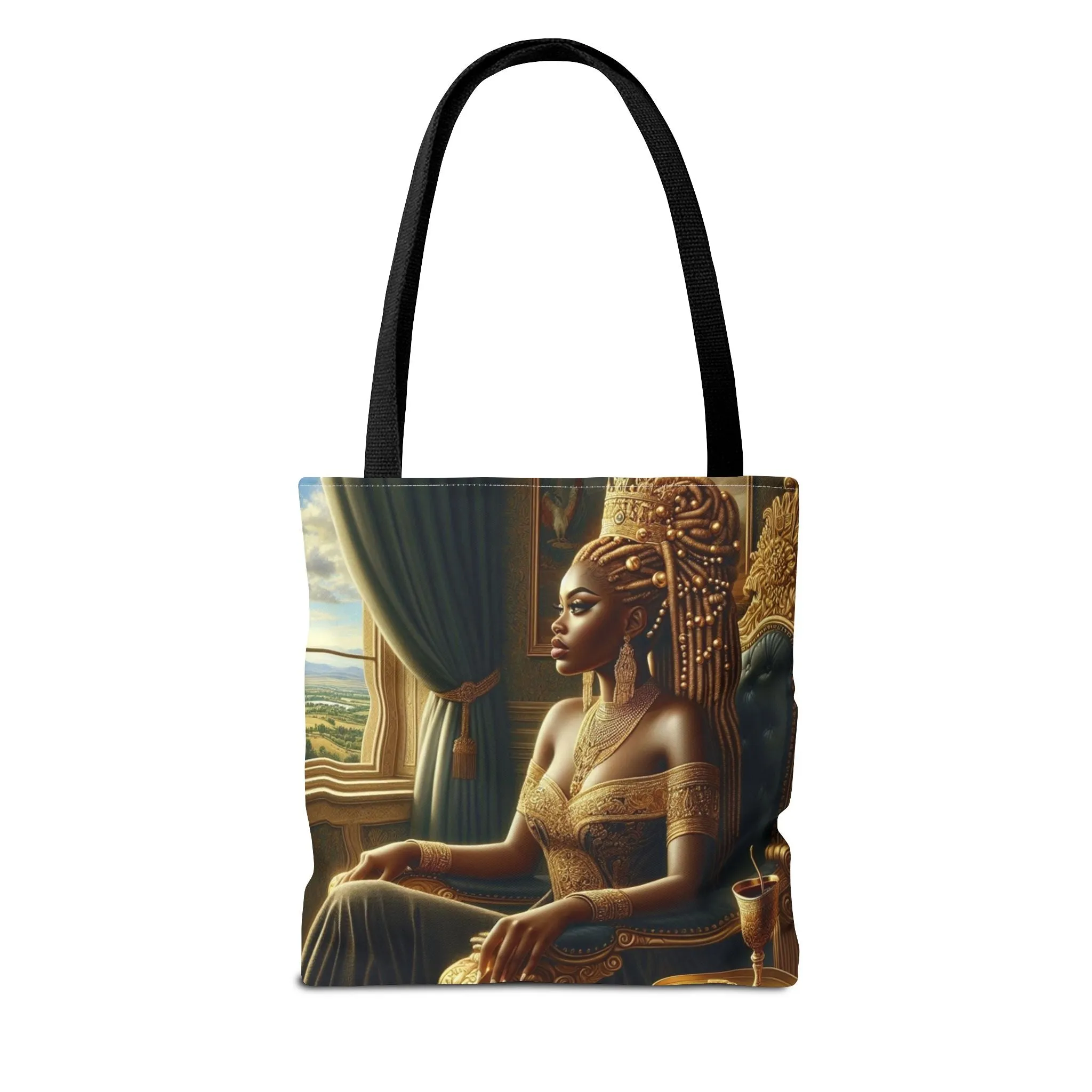 Sitting Queen Tote Bag (AOP) #T6