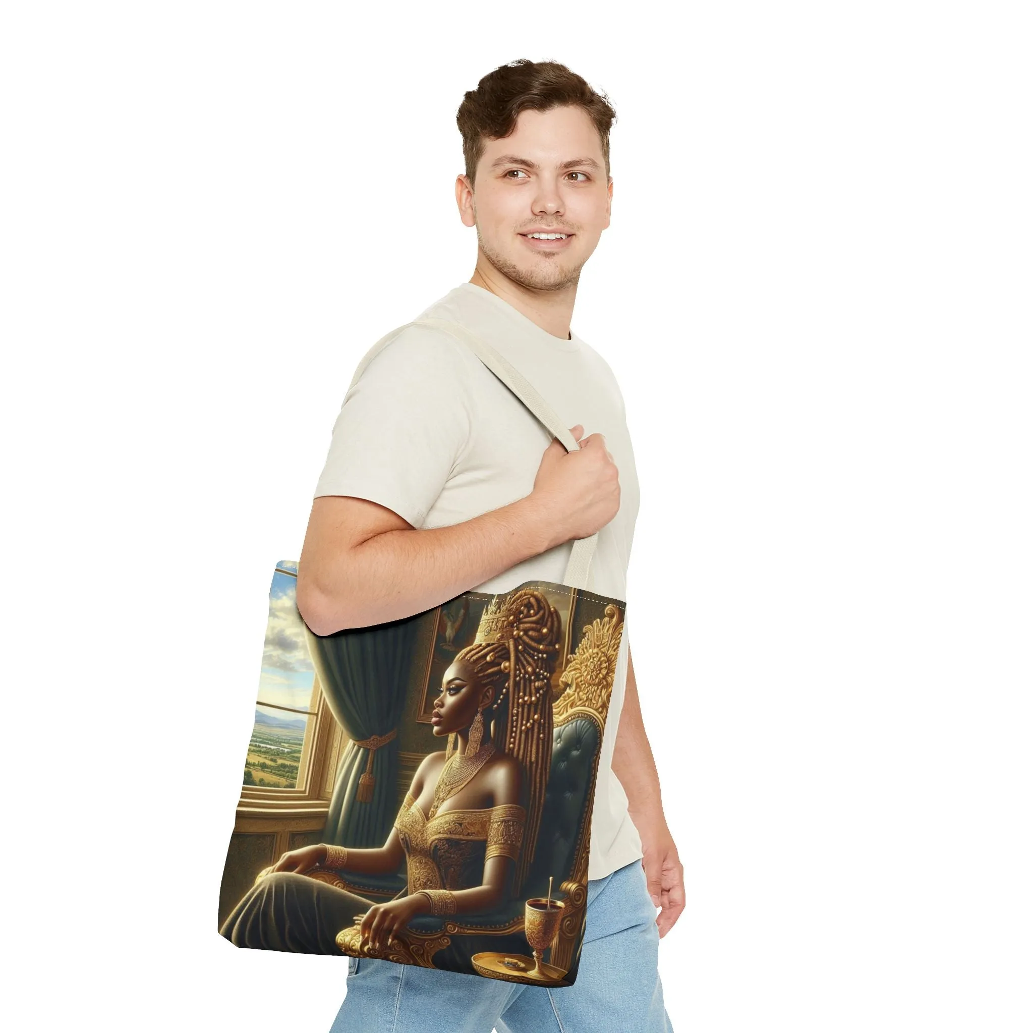 Sitting Queen Tote Bag (AOP) #T6