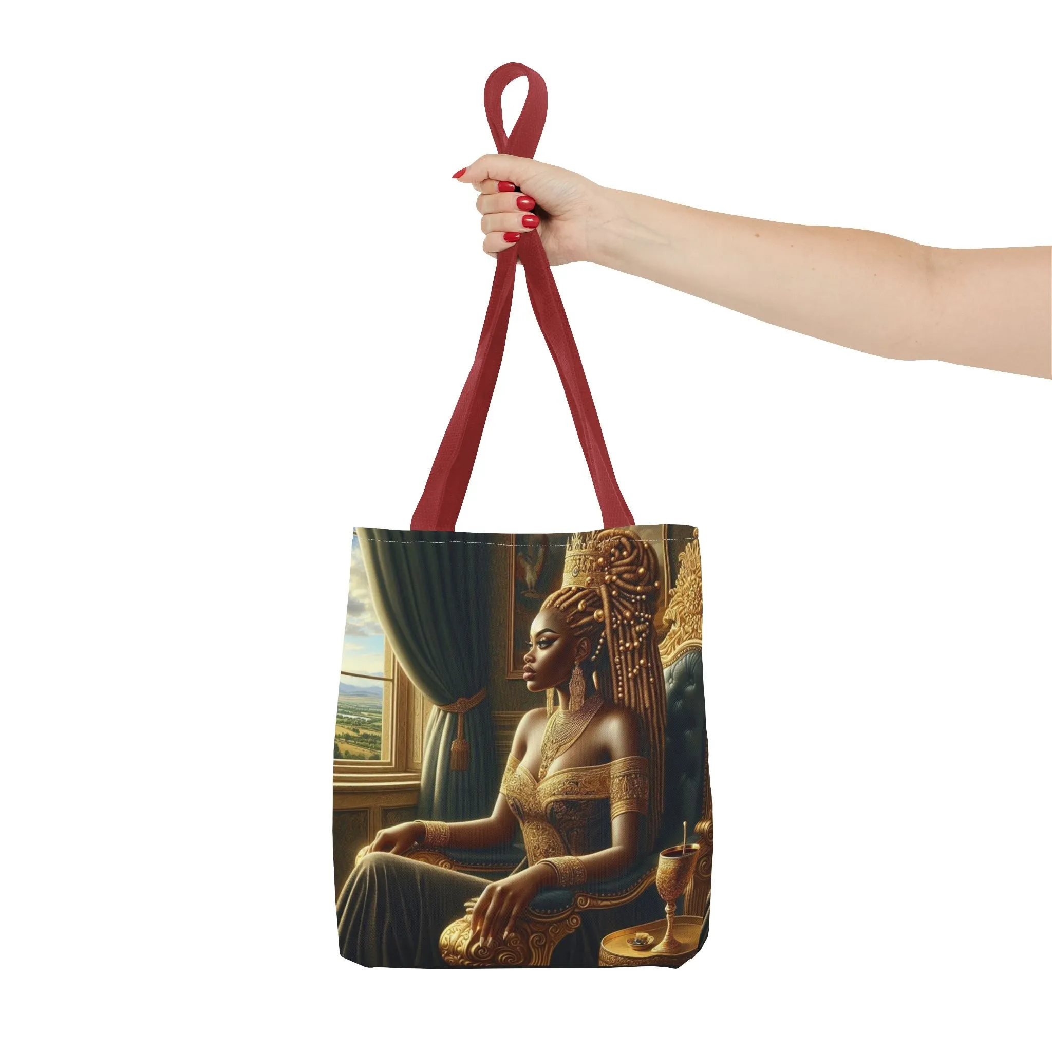 Sitting Queen Tote Bag (AOP) #T6