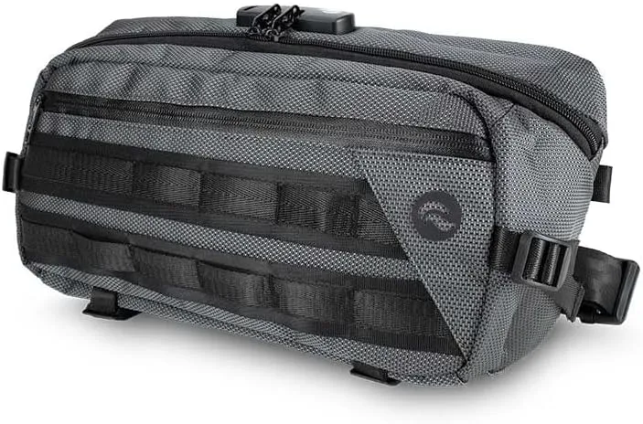 Skunk Sling Smell Proof Bag Medium w/Combo Lock (Metal Gray)